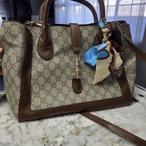 Gucci Brown and Tan Women's Bag